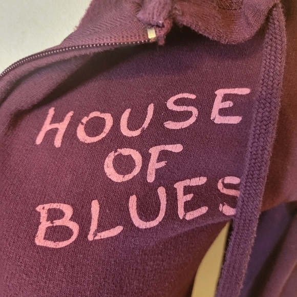 House of Blues Purple Hoodie Jacket Size Small - Picture 4 of 5